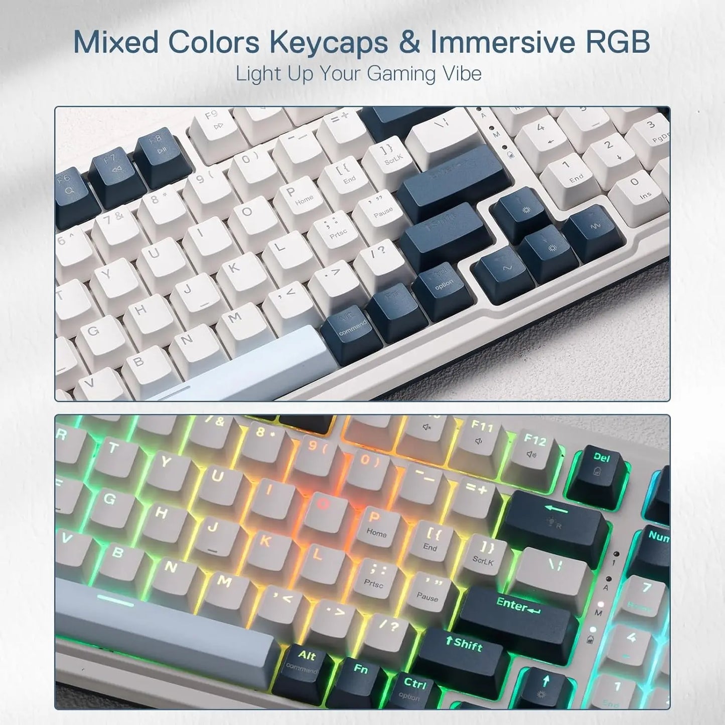 Wireless Gasket RGB Gaming 3-Mode Mechanical Keyboard